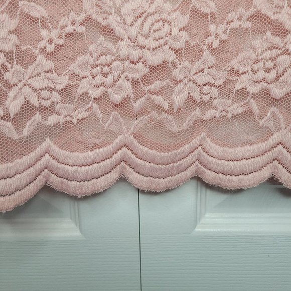 Pink lace overlay long sleeves shirt - Picture 5 of 5